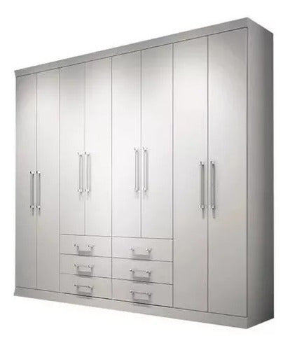 Kapan Muebles Master 8.6 Wardrobe with 8 Doors and 6 Drawers 0