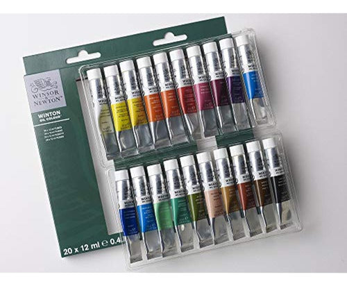 Winsor & Newton Winton Oil Paint Set, 20x12ml 0