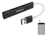 Treqa USB Hub with Type-C Adapter - 4 USB 3.0 Ports 0