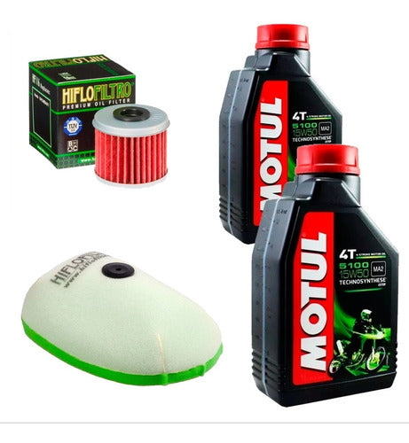 Kit Service Hiflofiltro Crf 450 Modelo 17 Solo En Fas Motos 0