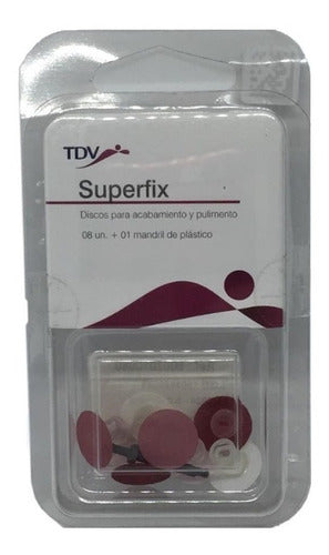 TDV Kit Tdv Superfix X8 Discos Tipo Shofu Lija Pulido Acabado 0