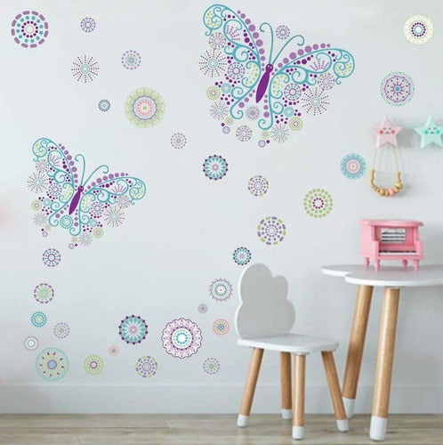 Toarti Vinilo Decorativo Pared Mariposas 0