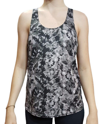 Women's Printed Athletic Tank Top by Mir 2