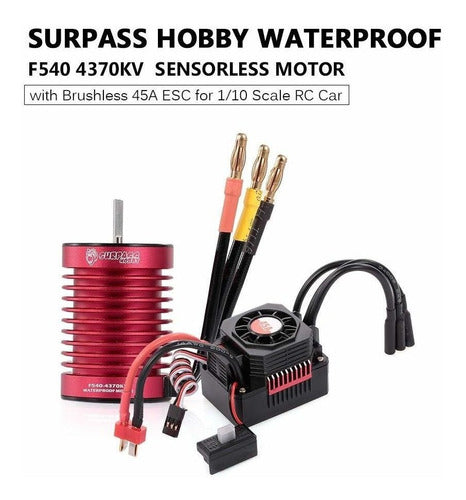 Goolrc Surpass Hobby F540 4370kv Brushless Motor Waterproof 1