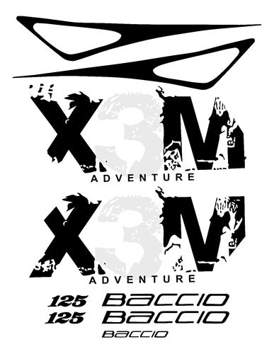 Baccio X3M Adhesive Stickers 0