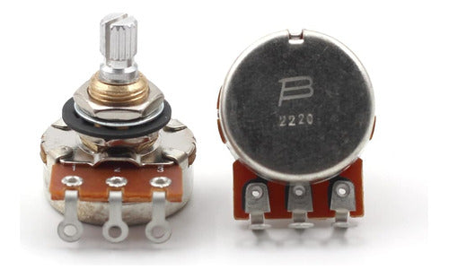 Bourns 500K Short Split Audio Potentiometers (4x) 1