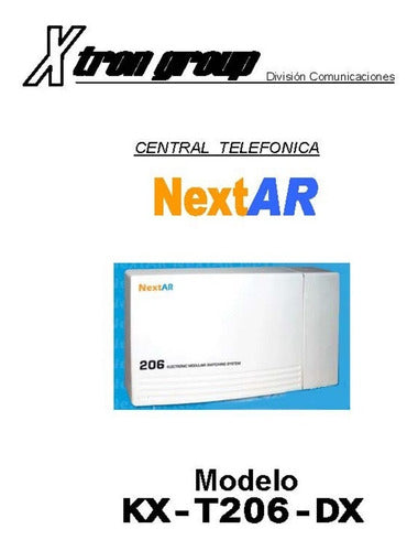 Nextar Manual Central Telefonica 104, 206, 412 4