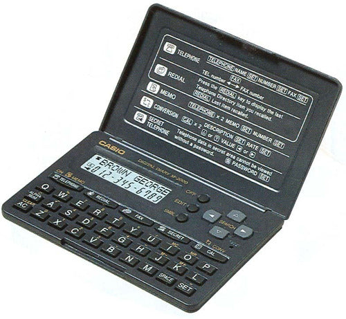 Casio SF-2000-S Pocket Electronic Organizer 1600 Bytes 0