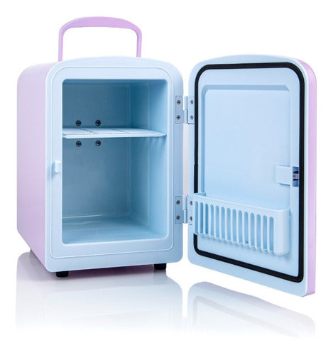 Beauty Now Argentina Mini Refrigerator - Cosmetics - Make Up - Lilac - 4L - USB 1