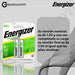 Energizer Rechargeable AA Battery 2000mAh - Pack of 4 6