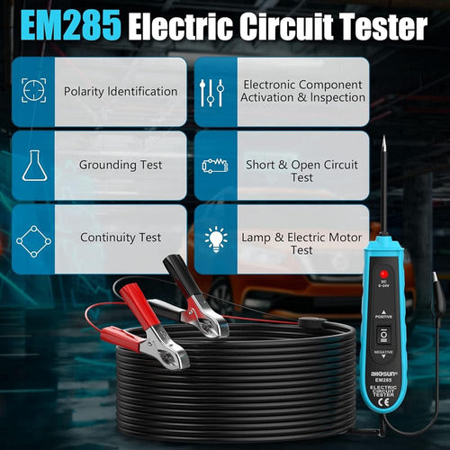 Vxscan EM285 Automotive Electrical Circuit Tester with Light 1