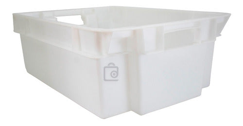 Set of 2 Stackable and Nestable Reinforced 30L Bins 9522 1