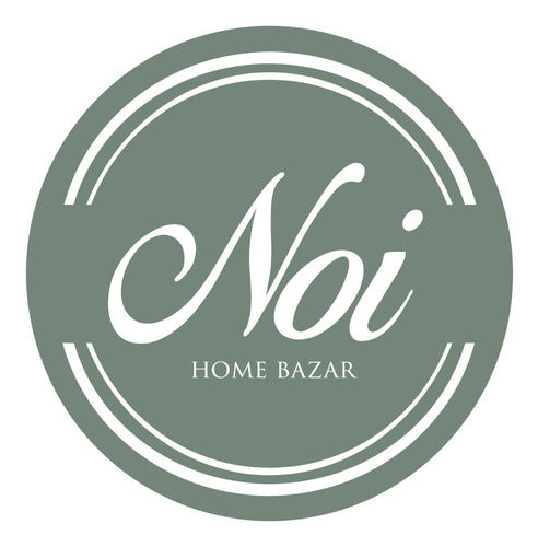 Noi Home Bazar Individual Round Placemats with Removable Cover - White Design 3