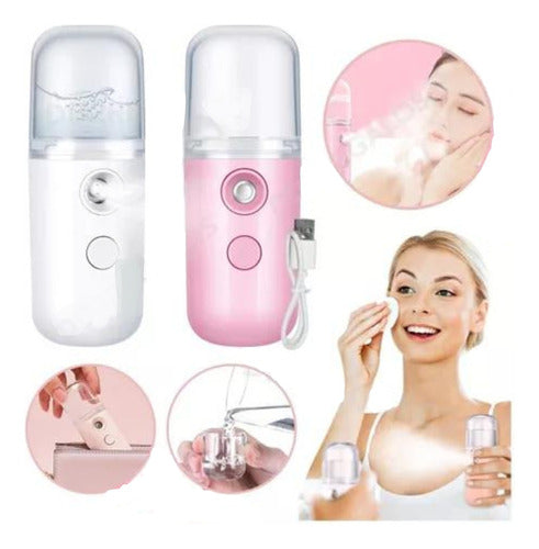 Fashion Nano Spray Facial Humidifier USB for Faces and Eyelashes 0