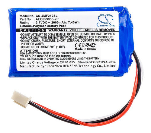Cameron Sino Battery Pack for JBL Flip 2 (2013) - CS-JMF210SL 0