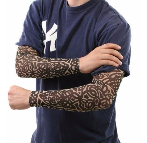 Live Tattoo Fake Tattoo Sleeve - 2 Pairs 0