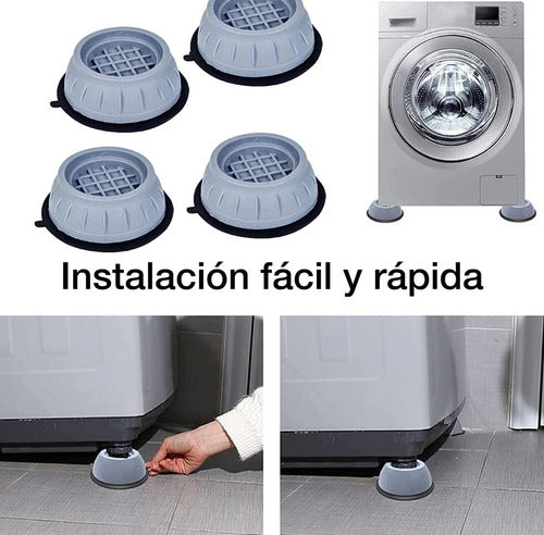 Patas Antivibración Para Lavarropas Y Secarropas 3