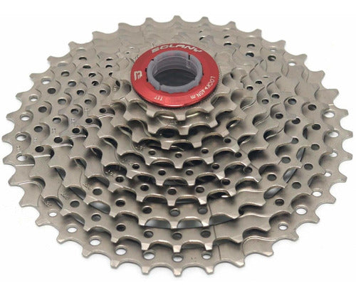 Bolany 9 Speed Cassette Mtb Cassette Silver 11-36t 0