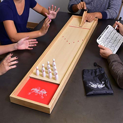 Gosports Mini Juego De Bolos De Mesa De Madera 1