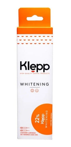 Dental Whitening Gel Klepp 22% 2 Syringes X3grs Ambulatory 0