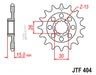 JT Piñon BMW S1000 R 13 - 20 / S1000 RR 2009 - 20 - 16T Cut 3