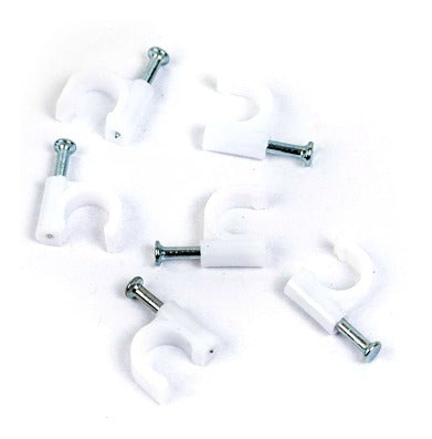 Pack of 100 Plastic 4mm Clamps 2