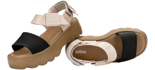 Melissa Sandalias Mujer Plataforma Kick Off Sandal | Beige 3