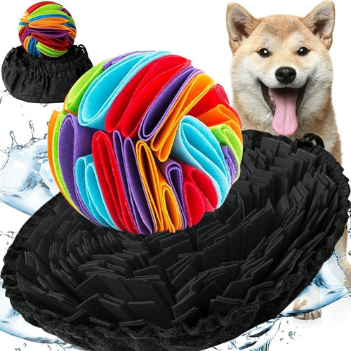 Adoptagust Snuffle Mat For Dogs - Sniff Mat For Dogs, Dog Pu 0