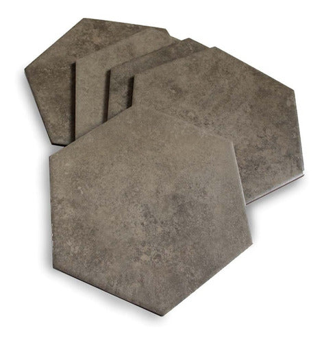 Hexagonal Ceramic Wall and Floor Tiles 20x23cm - Set of 30 Units 0