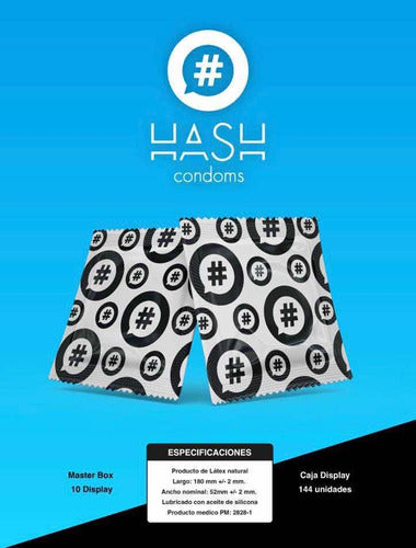 Hash Lubricated Condom X144 4