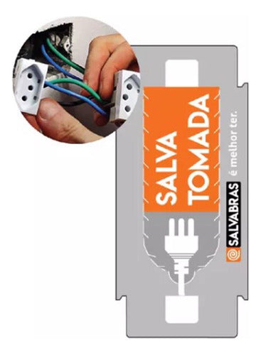 Salva Tomada 4x2 Para Reformas E Construções 10un Salvabras 0