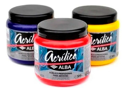 Alba Professional Acrylic Paint 1500ml x3 Group 1 0