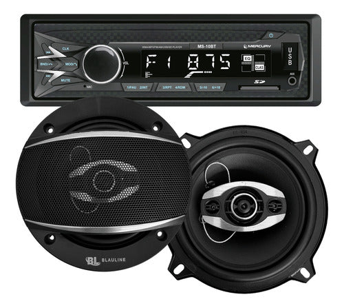 Combo Mercury Stereo Bluetooth Am Fm With 5 Inch Speakers 0