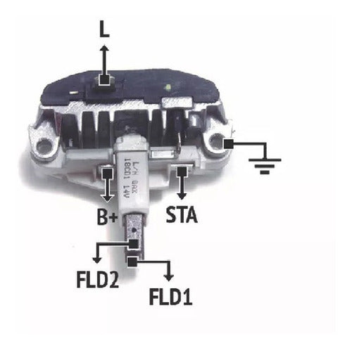 Regulador De Voltaje Compatible Con Bosch M.benz Volvo 1