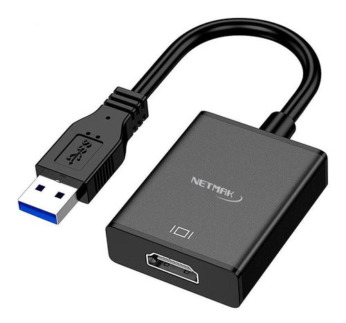 Adaptador Usb 3.0 A Hdmi Hembra Netmak Nm-tc35 Sin Driver 0