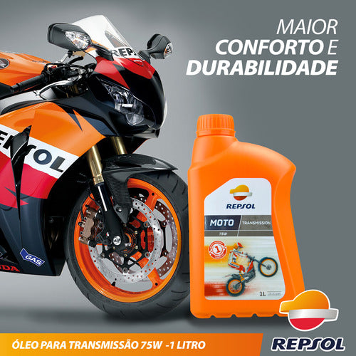 Óleo Transmissão Moto 75w Sintético Repsol Câmbio Audi Ford 1