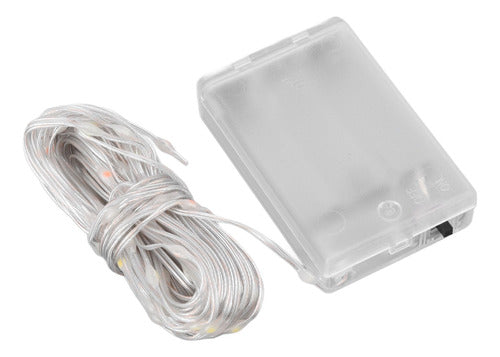 Cordão De Luz Led De 33 Pés Diy Alimentado Por Bateria À Pro 0