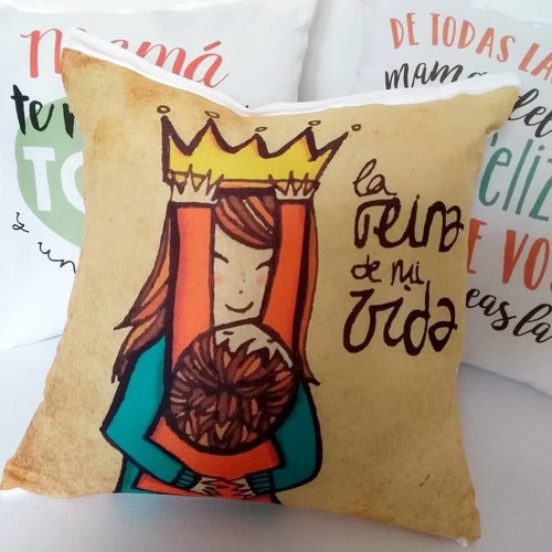 CARUVA ESTAMPADOS 15 Personalized Cushions 30x30. Mother's Day 1