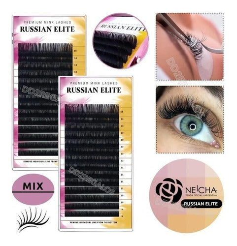 Neicha Russian Elite Eyelash Extensions Natural Mix 34