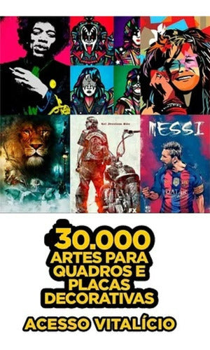 Pacote Imagens Mais De 30.000 Artes Para Quadros E Placas 1