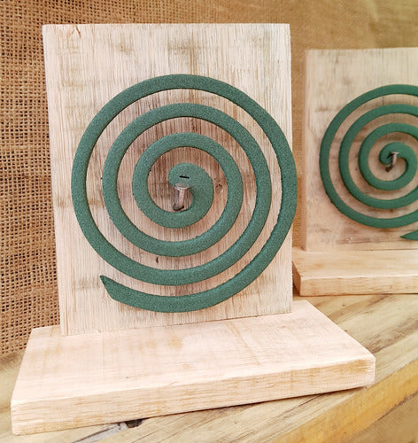 Pachamamadecohome Spiral Holder Made of Recycled Pallets 1