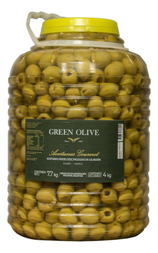 Aceitunas Verdes Desc. Green Olive Nº 0 X 4 Kg. Garrafa 0