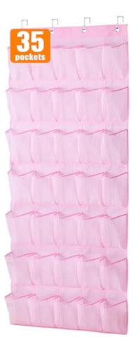 Misslo Kids Shoe Organizer with 35 Pockets 0