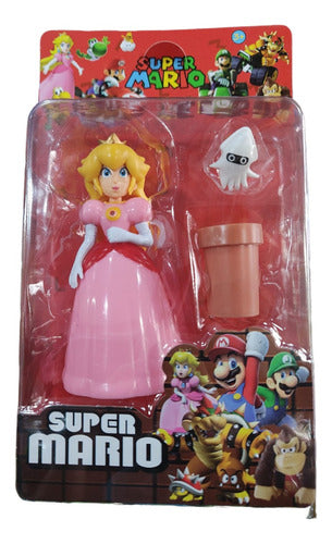 Princesa Peach Personaje Mario Bros En Blister X1 Peach 0