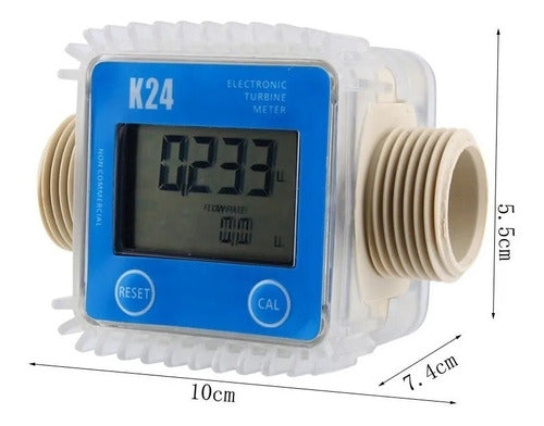 Genérica Digital Liquid Flow Meter for Fuel, Water, and Gasoil 3