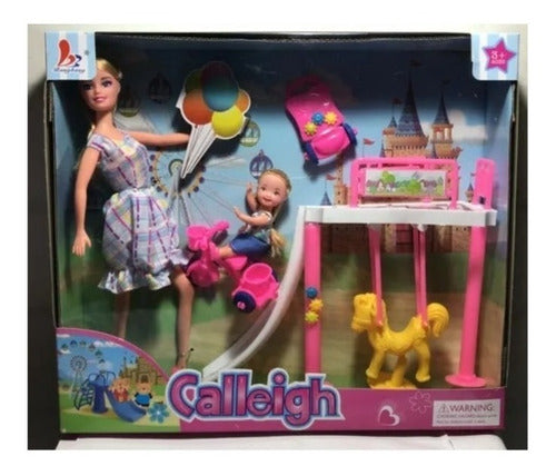 Minochio Slim Doll Calleigh with Slide-Hammock Figure 30cm 0