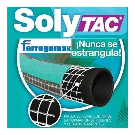 SolyTAC Anti-Collapse Hose 3/4" x 50 Mts - Does Not Strangle 1