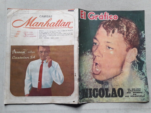 Revista El Gráfico Nº 2394 Agosto 1965 Estudiantes - Nicolao 0