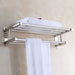 Fsat Double Wall-Mounted Bathroom Towel Rack 3