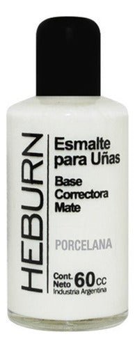 Heburn Matte Correcting Base Nail Polish for Manicure 60cc 0